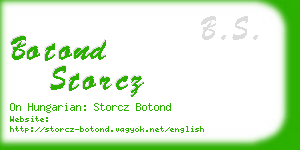 botond storcz business card